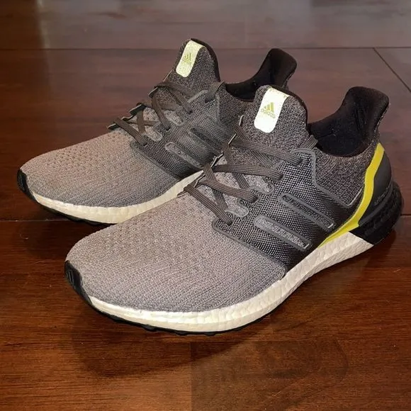 Adidas Ultra Boost 4.0 Grey Black Yellow