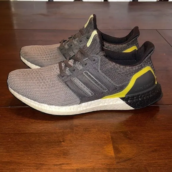 Adidas Ultra Boost 4.0 Grey Black Yellow