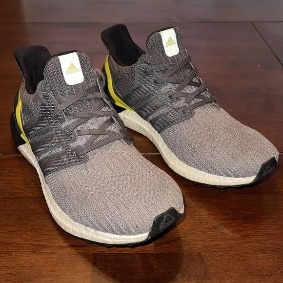 Adidas Ultra Boost 4.0 Grey Black Yellow