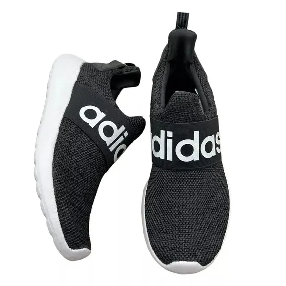 Adidas Women's Slip On Shoe Size 8 Dark Gray Lightweight &amp; Comfortable Sneakers