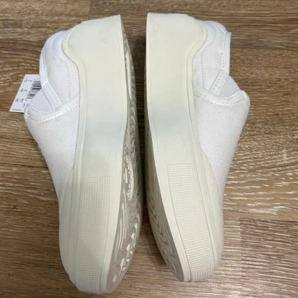 Adidas x Stella McCartney Collab  Court Slip On Canvas Sneakers M 6.5 W 8 NWT