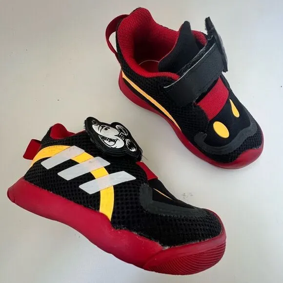 Adidas Disney Mickey Mouse Active Play Sneakers Toddler Size 7