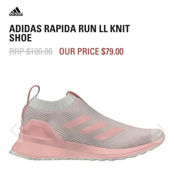 ADIDAS RAPIDA RUN LL KNIT SNEAKERS
