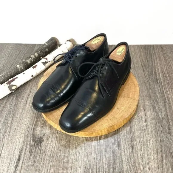 *AE by Allen Edmonds | Back Bay Leather Captoe Oxfords in Black Size 10D