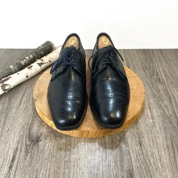 *AE by Allen Edmonds | Back Bay Leather Captoe Oxfords in Black Size 10D