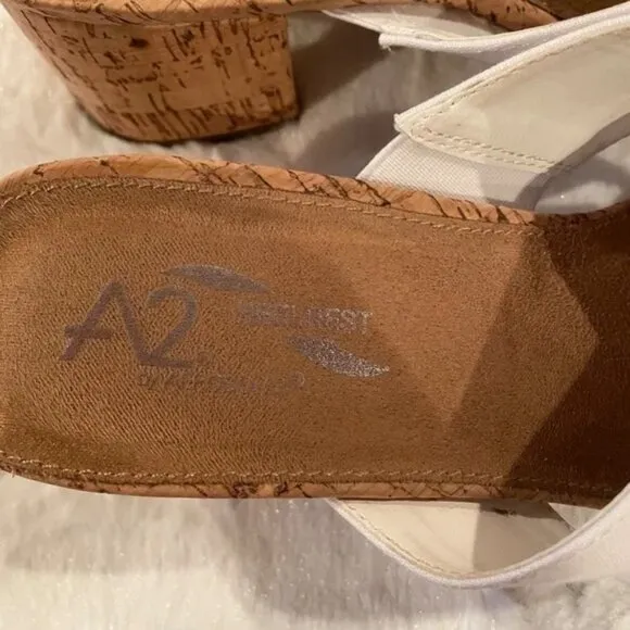 Aerosoles A2 - White Slip-on Sandal - 10