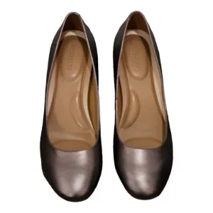 Aerosoles Metallic Bronze Bette Comfort InSole Block Heels Pumps Size 11 new!