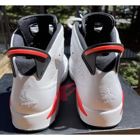 Air Jordan 6 Retro “White Infrared” Size 10.5 384664-123 (2013 Release)