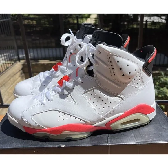 Air Jordan 6 Retro “White Infrared” Size 10.5 384664-123 (2013 Release)