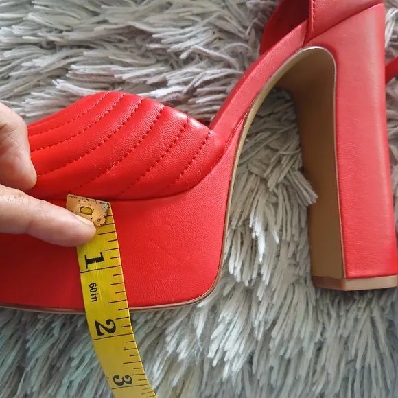 Aldo Red Heart Detail Heels