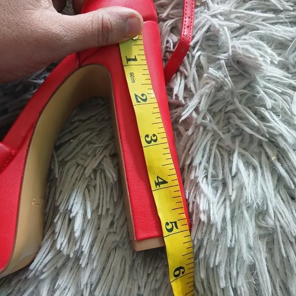 Aldo Red Heart Detail Heels