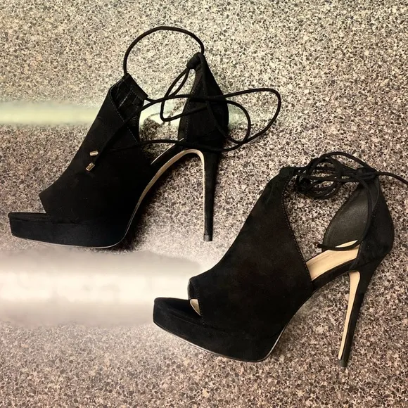 “ALDO” Tilley Platform Cut Out Lace Up Heels