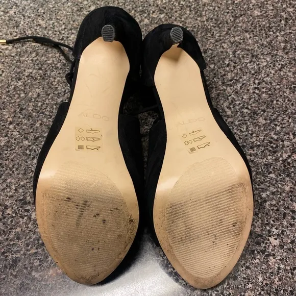 “ALDO” Tilley Platform Cut Out Lace Up Heels