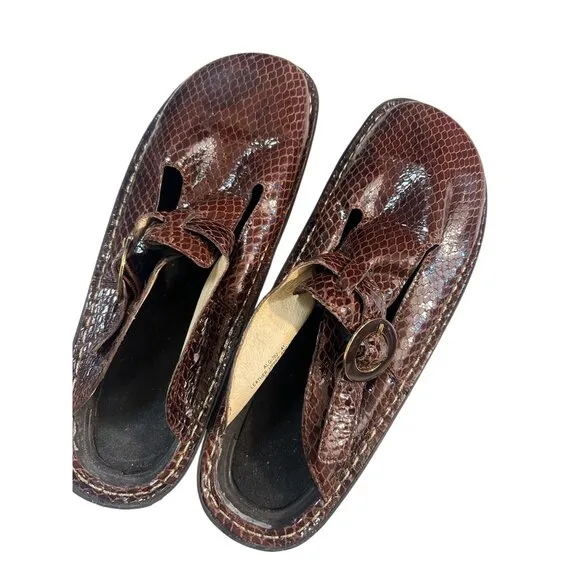Alegria Burgundy  mary jane &amp; Kyra Clogs Shoes Lot Need insoles 41 10.5 11