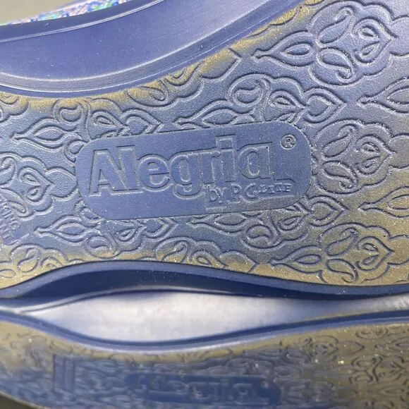 Alegria Duette Aztec Women's size 37/US 7-7.5 Medical Work Shoes, Nursing Clogs