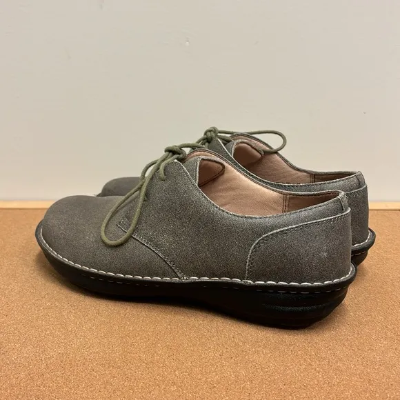 Alegria 'Liam' AM-LIA-170 Drifted Gray Leather Lace Up Oxfords Shoe Men 45 US 11