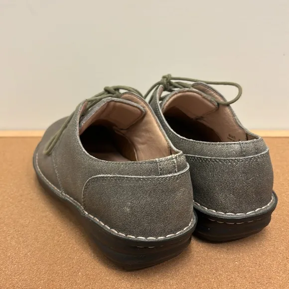 Alegria 'Liam' AM-LIA-170 Drifted Gray Leather Lace Up Oxfords Shoe Men 45 US 11