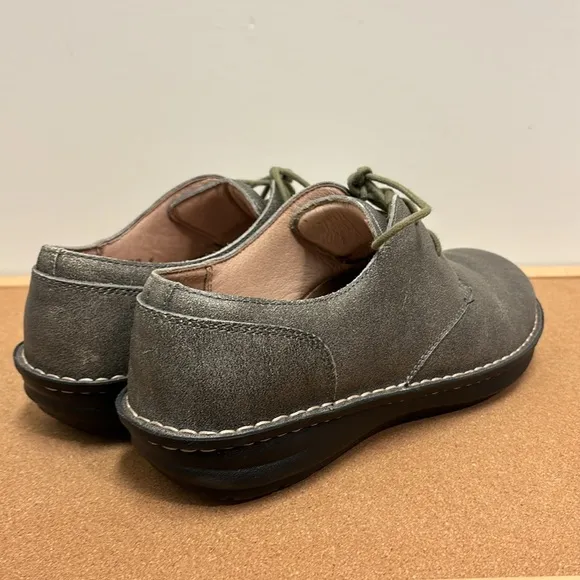 Alegria 'Liam' AM-LIA-170 Drifted Gray Leather Lace Up Oxfords Shoe Men 45 US 11