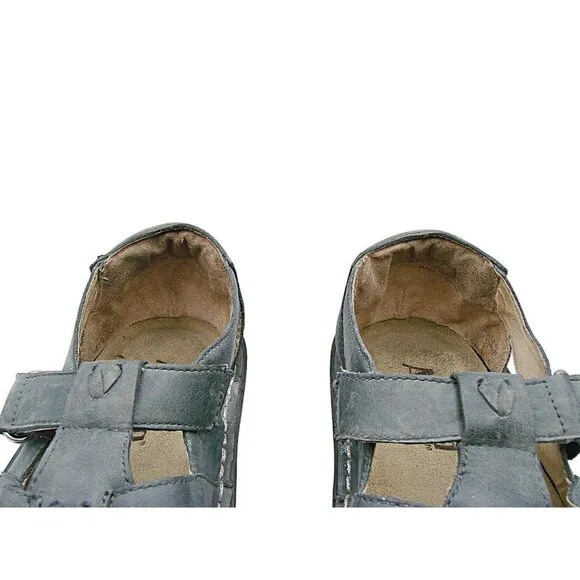 Alegria PG Lite Pesca Shoes Blue Leather Clogs Size 10 Fisherman Sandals PES-630