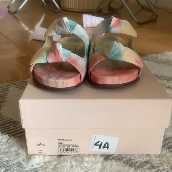 Alexandre Birman Clarita Tie Dye Sandal Retail $395 Sz 39.5 (worn 1x- like new)