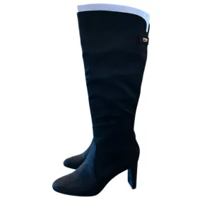 Alfani Adelayde Knee High Thin Block Heel Dress Boots Black Size 11