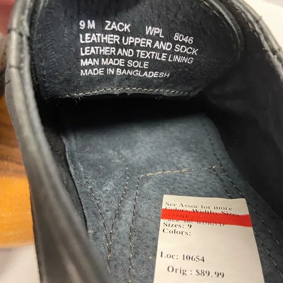 Alfani ZACK leather Wing Tip Oxfords NWT