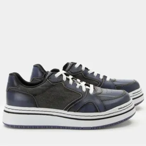 Algeria Alyster Women’s Size 8M Blue Black Sneaker #ALY-6385 EU 38 ••NEW IN BOX•
