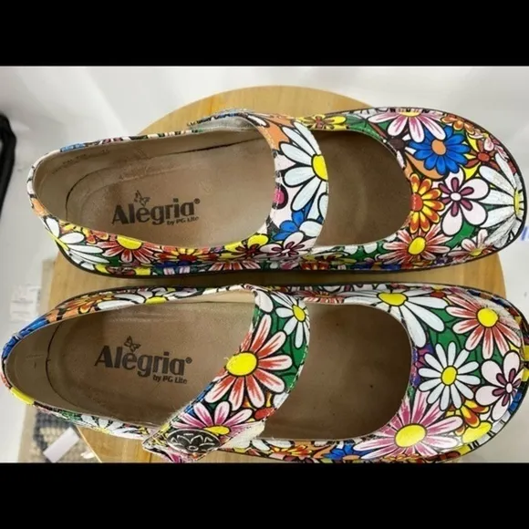 Algeria flower power clogs 41/10.5-11