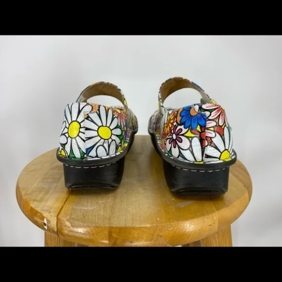 Algeria flower power clogs 41/10.5-11