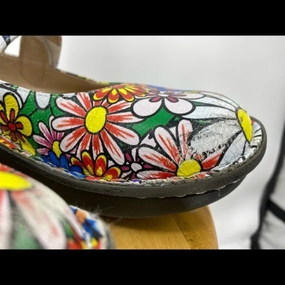 Algeria flower power clogs 41/10.5-11