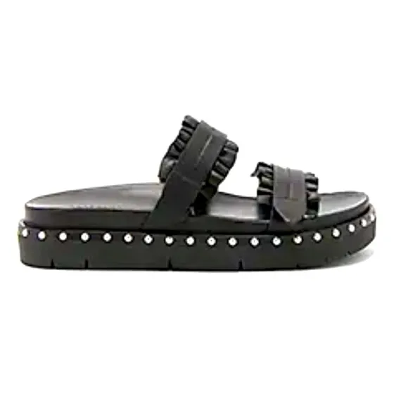 ALL SAINTS Alanna Leather Slides