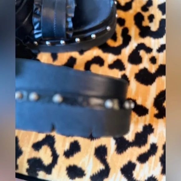 ALL SAINTS Alanna Leather Slides