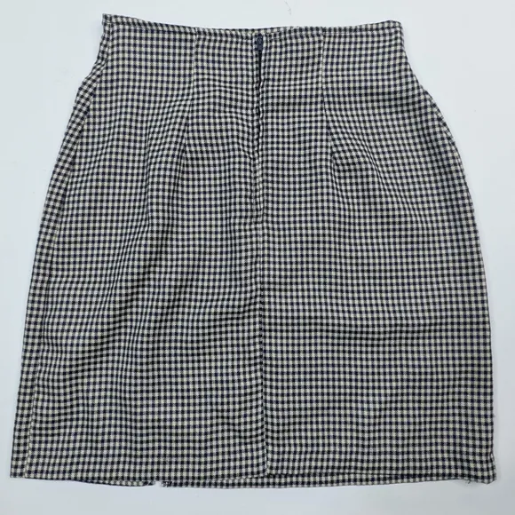 All That Jazz Navy &amp; White Checkered Skirt Set Sz 7/8 Rockabilly Pin Up Girl
