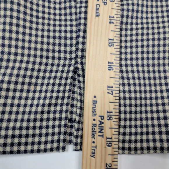 All That Jazz Navy &amp; White Checkered Skirt Set Sz 7/8 Rockabilly Pin Up Girl