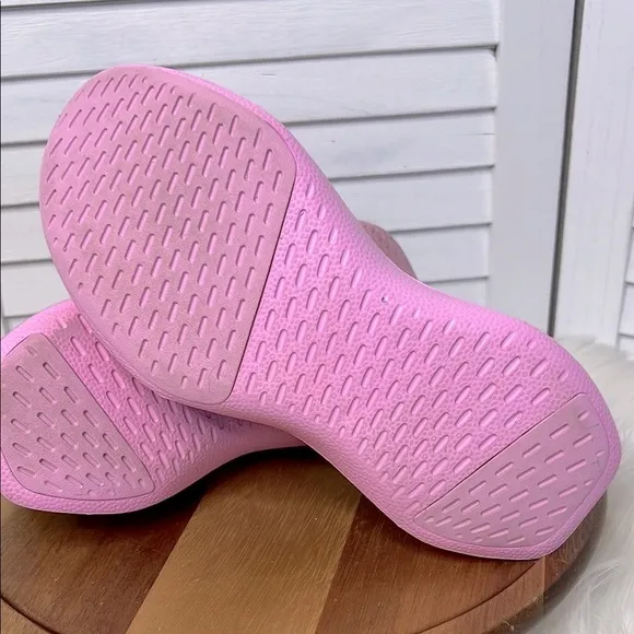 ALLBIRDS l  The Tree Dasher Relay Tan Pink Sneakers Breathable Knit Upper Sz. 8