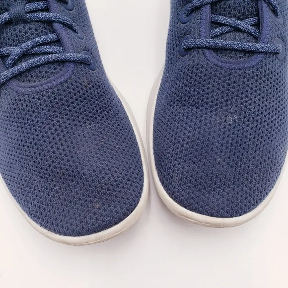 Allbirds Men’s Size 11 Tree Runners Everyday Sneakers Machine Washable Navy Blue