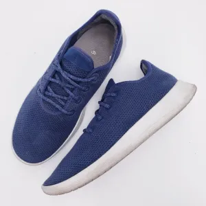 Allbirds Men’s Size 11 Tree Runners Everyday Sneakers Machine Washable Navy Blue