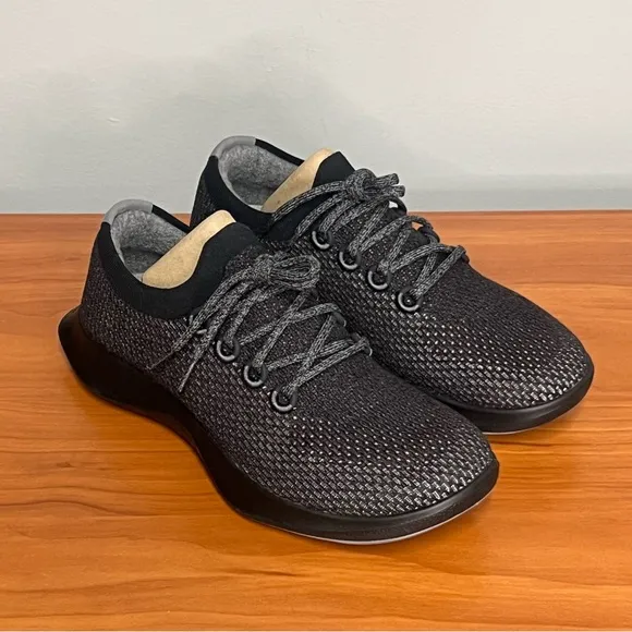 Allbirds Men's Tree Dasher Black Breathable Knit Active Shoe Size 10.5 NIB