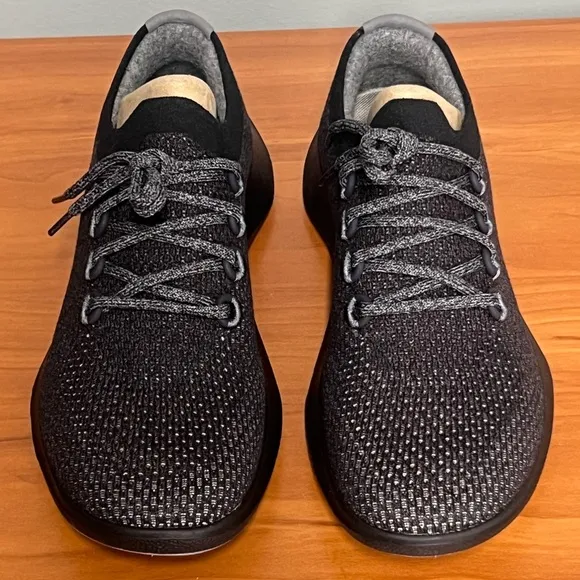 Allbirds Men's Tree Dasher Black Breathable Knit Active Shoe Size 10.5 NIB