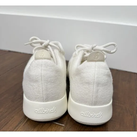 Allbirds Sneakers Mens 11 Wool Runner Cream Lace Up Shoes Lightweight Comfort