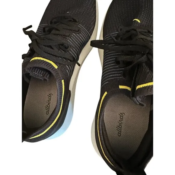 Allbirds Tree Gliders Mens Sneaker Shoes Black Basin Blue Ltd Edition Sz 9