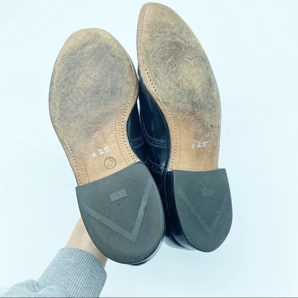 Allen Edmond Black McTavish Wing Tip Oxfords