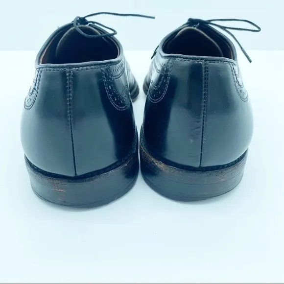 Allen Edmond Black McTavish Wing Tip Oxfords