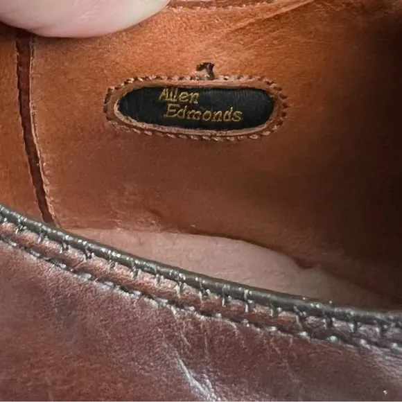 Allen Edmonds 13D Leather ‘Clifton’ 3348 Cap Toe Oxfords in Brown Leather Shoes