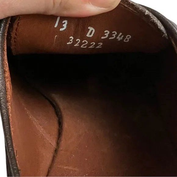 Allen Edmonds 13D Leather ‘Clifton’ 3348 Cap Toe Oxfords in Brown Leather Shoes