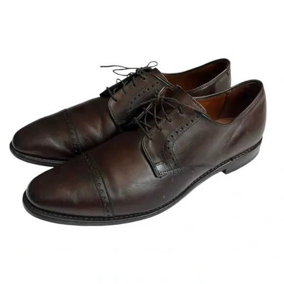 Allen Edmonds 13D Leather ‘Clifton’ 3348 Cap Toe Oxfords in Brown Leather Shoes