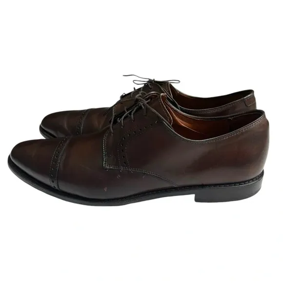Allen Edmonds 13D Leather ‘Clifton’ 3348 Cap Toe Oxfords in Brown Leather Shoes