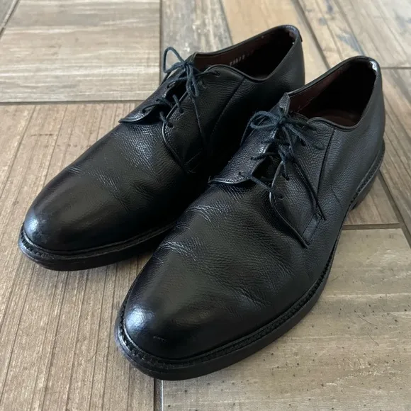 Allen Edmonds Leeds Black Shoes oxfords Size 9.5 Made In USA