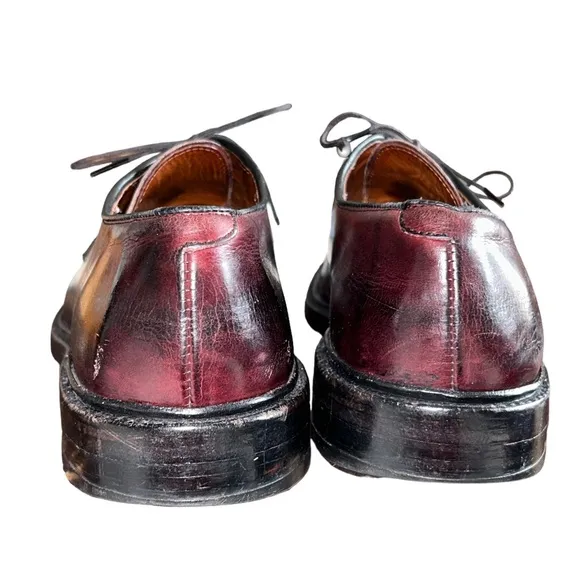 Allen Edmonds Leeds Burgundy Leather Oxfords Size 11.5B