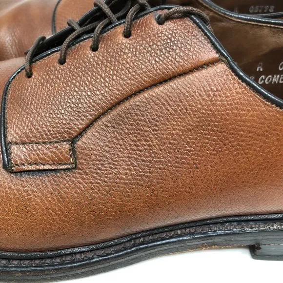 Allen Edmonds Leeds Cognac Leather Oxfords